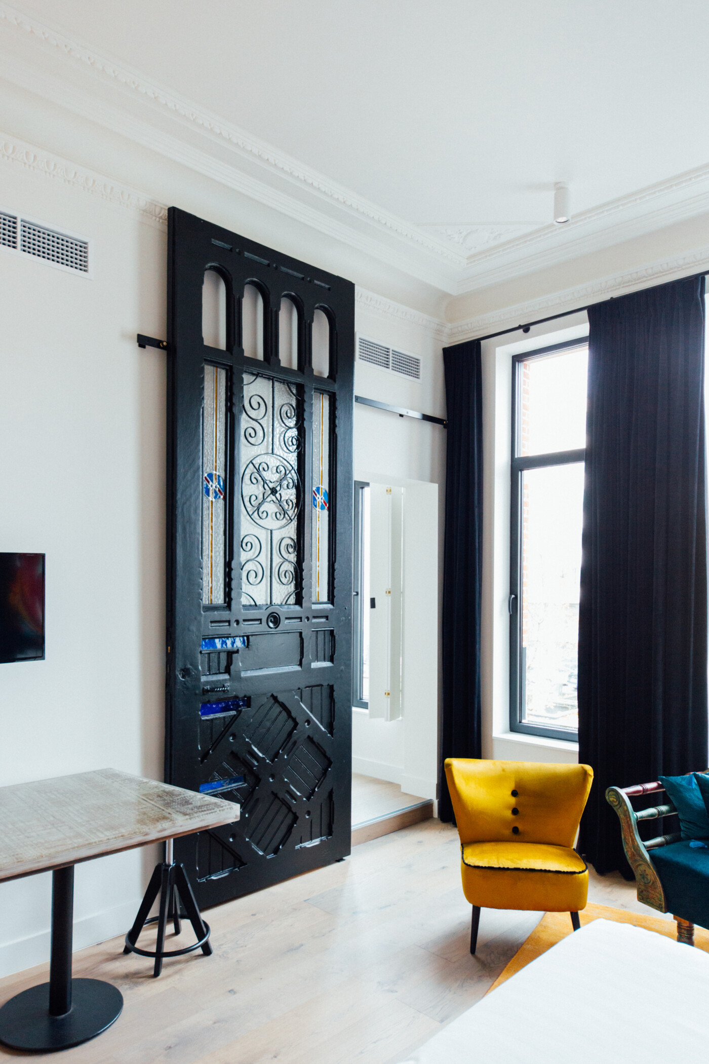 Glas in lood raam Moderniseren in erfgoed